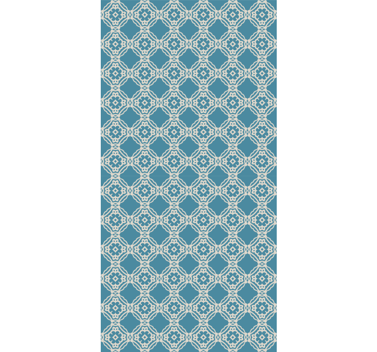 卧室墙纸装饰复杂几何排列 - TenStickers