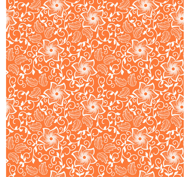 卧室墙纸装饰花卉图案层次 - TenStickers