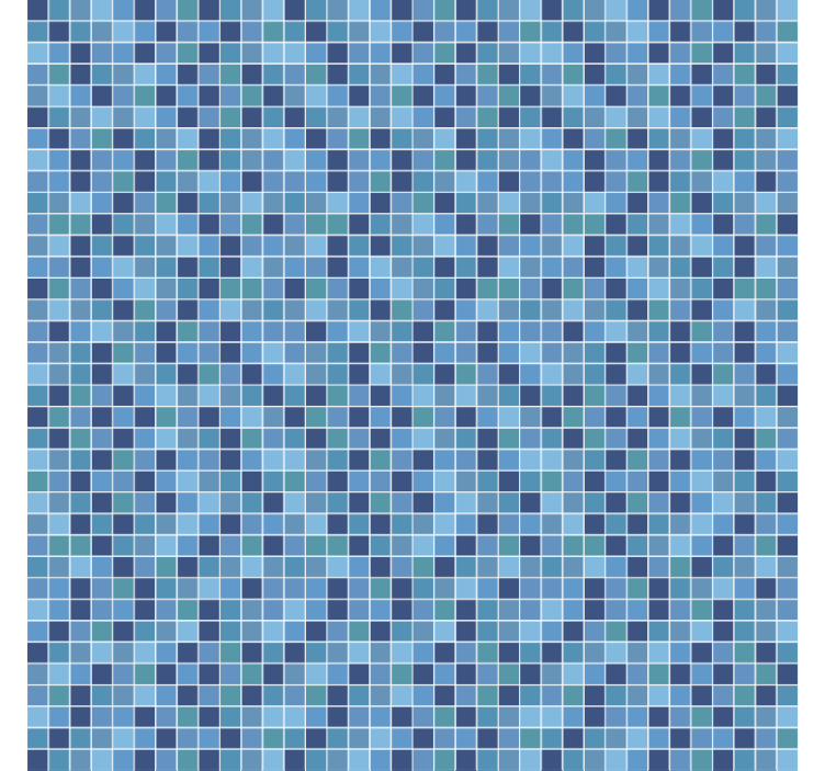 办公室墙纸几何马赛克织物 - TenStickers