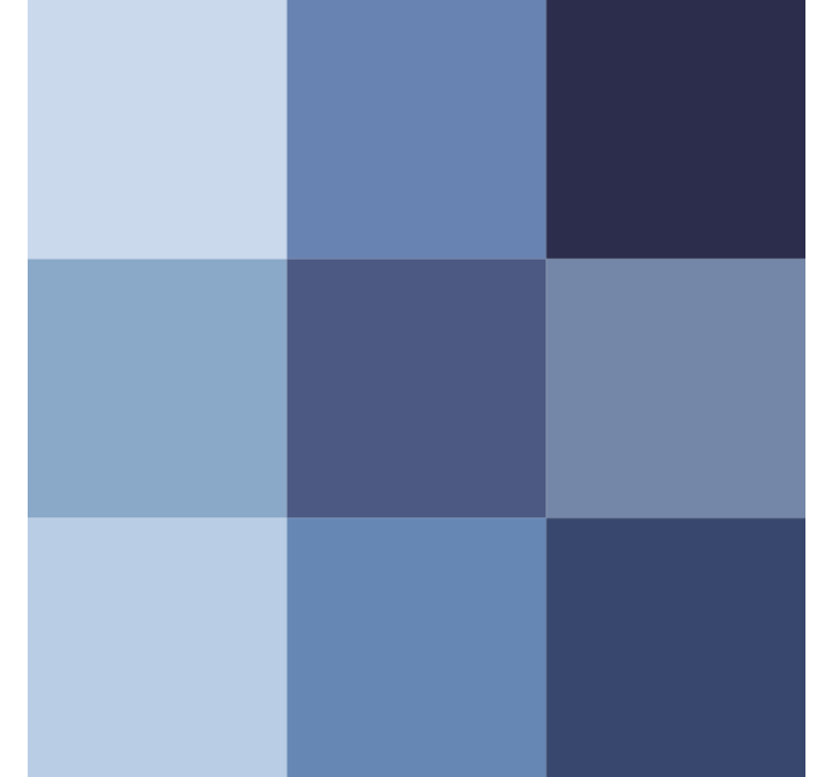 办公室墙纸蓝色现代瓷砖图案 - TenStickers