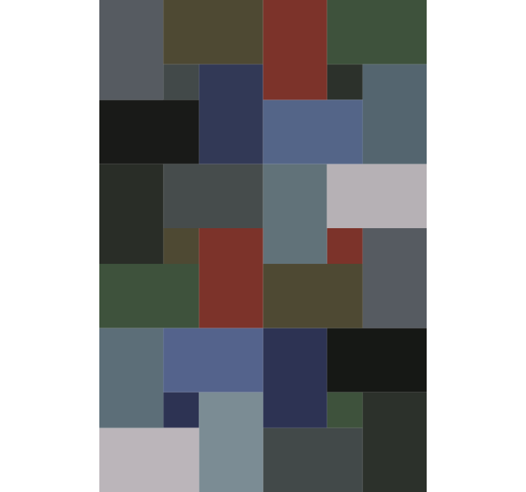 办公室墙纸适用于现代单色瓷砖 - TenStickers