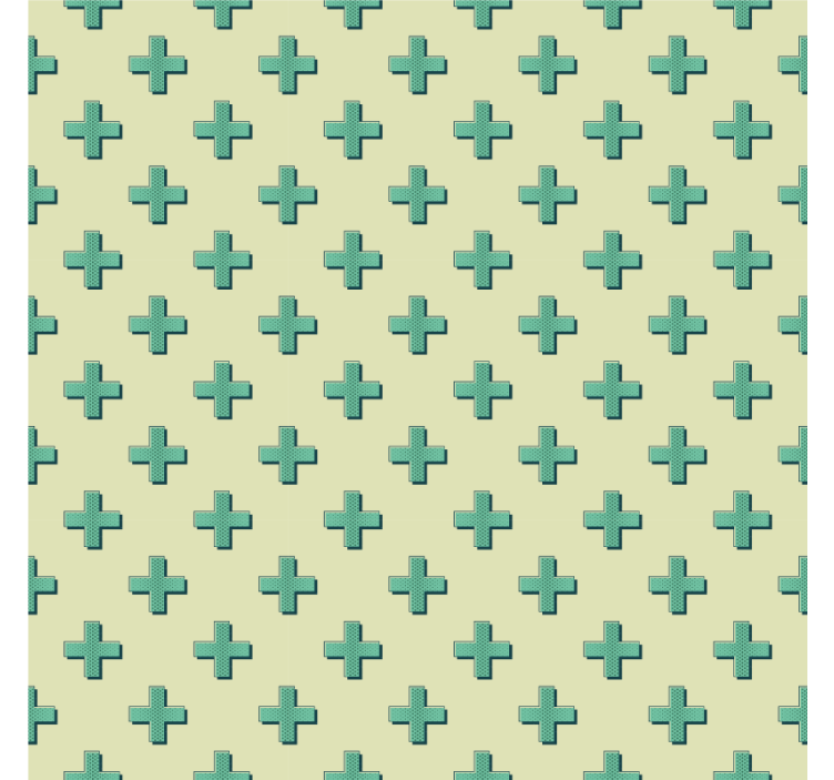 墙纸 几何 薄荷加形状 - TenStickers