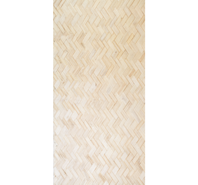 其他质感壁纸与细腻质感地板相得益彰 - TenStickers