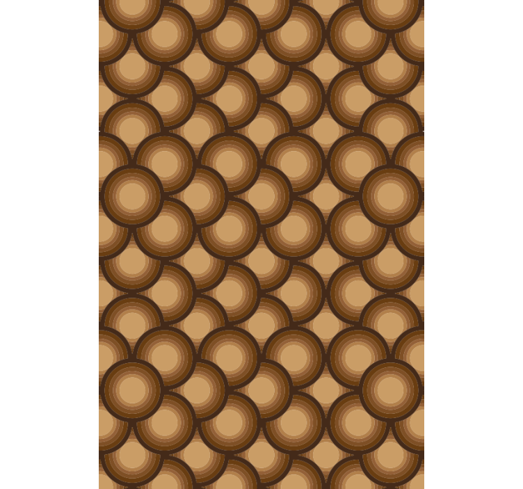 古典复古墙纸棕色太阳 - TenStickers