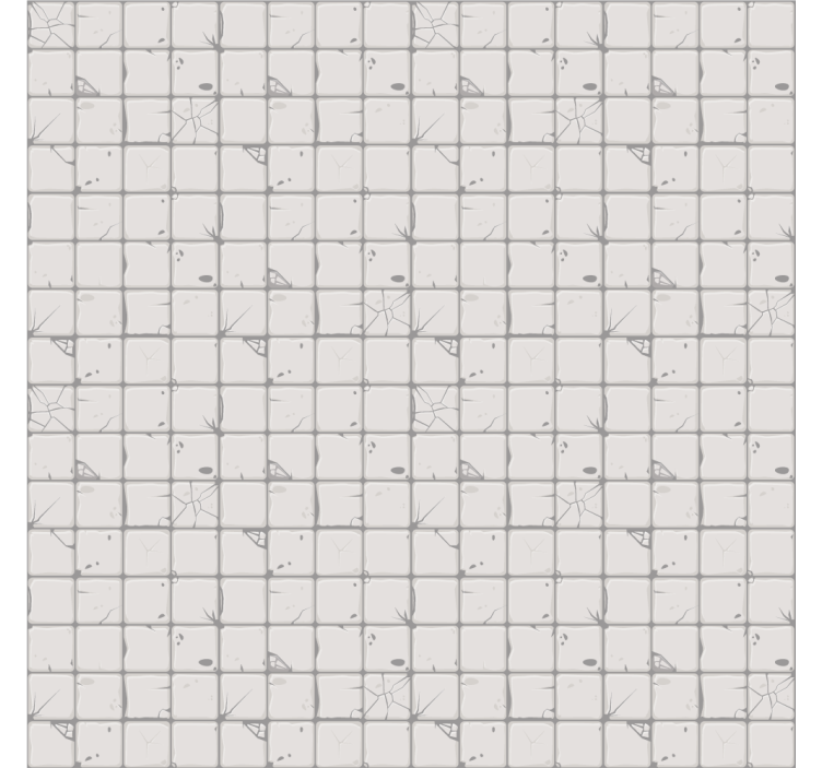 墙纸 瓷砖 浅灰色老化瓷砖 - TenStickers