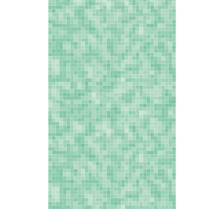 墙纸 瓷砖 薄荷马赛克图案 - TenStickers