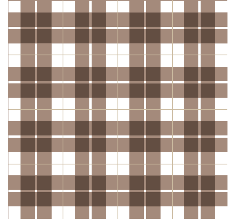 墙纸 瓷砖 大地色调格纹 - TenStickers