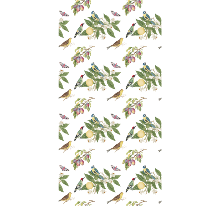 儿童墙纸自然中的水果掠夺者 - TenStickers