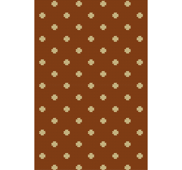 客厅墙纸适用于波点针织图案 - TenStickers