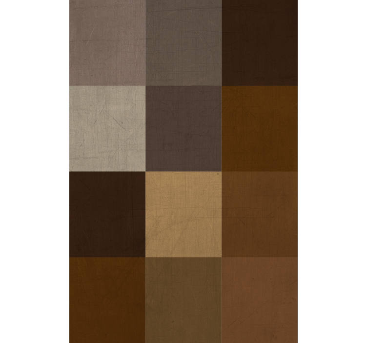 客厅墙纸拼布图案表面 - TenStickers