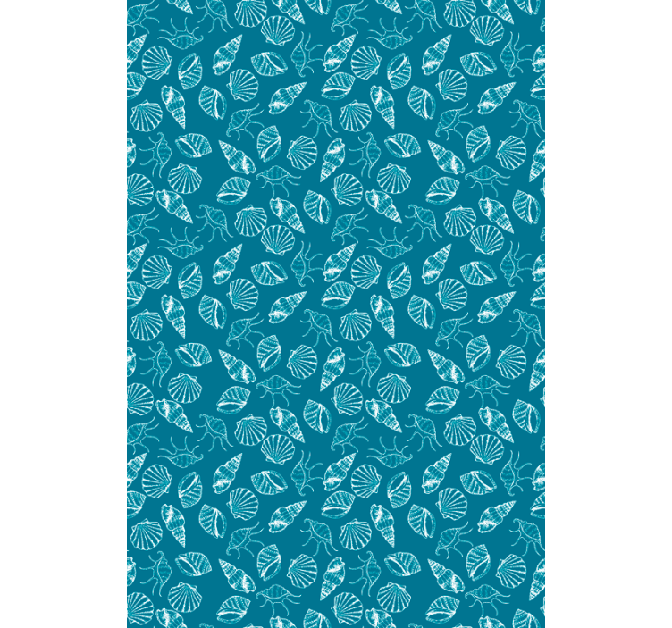 客厅墙纸叶片图案表面 - TenStickers