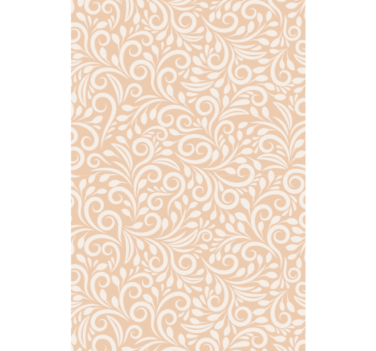 客厅墙纸优雅植物元素 - TenStickers