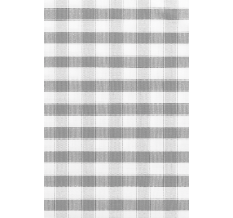 客厅墙纸经典格子图案 - TenStickers