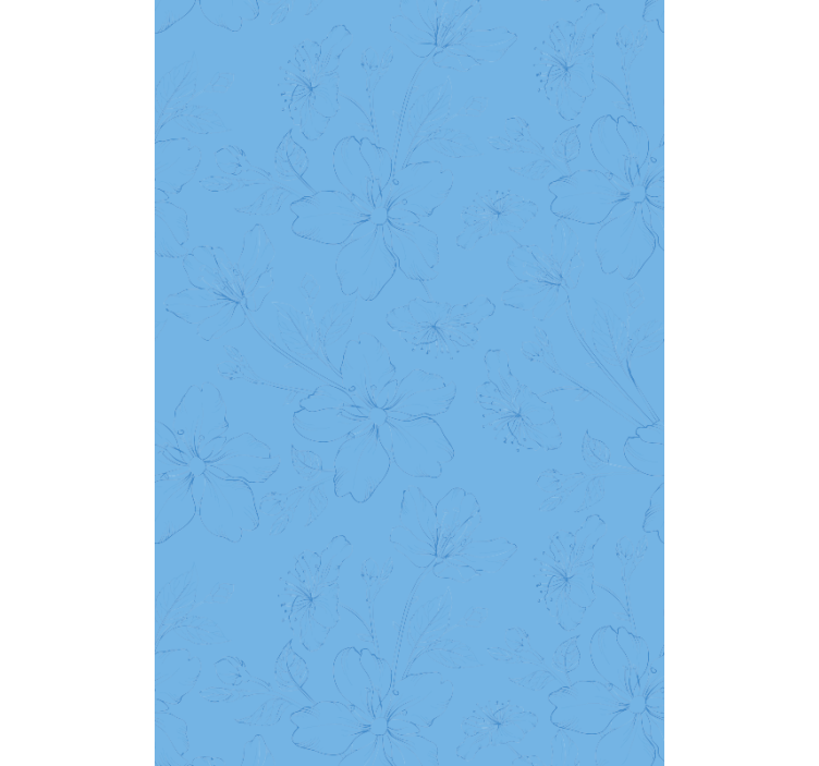 客厅墙纸灵感来自植物的表面 - TenStickers