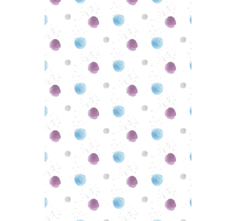 客厅墙纸生动斑点圆圈 - TenStickers