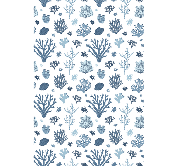 墙纸 现代 现代珊瑚汉普顿风格 - TenStickers