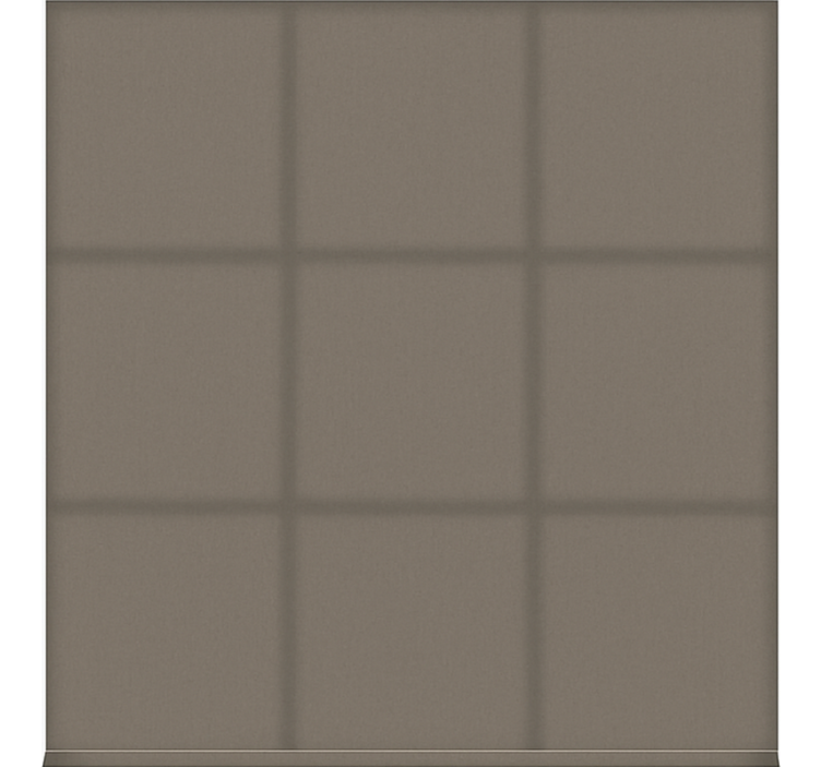 墙纸餐厅酷炫棕色单色设计 - TenStickers