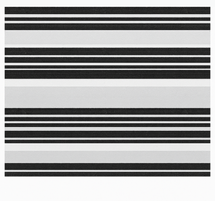 洁净墙纸黑白条纹 - TenStickers