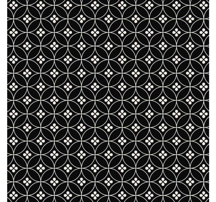 墙纸厨房花卉瓷砖 - TenStickers