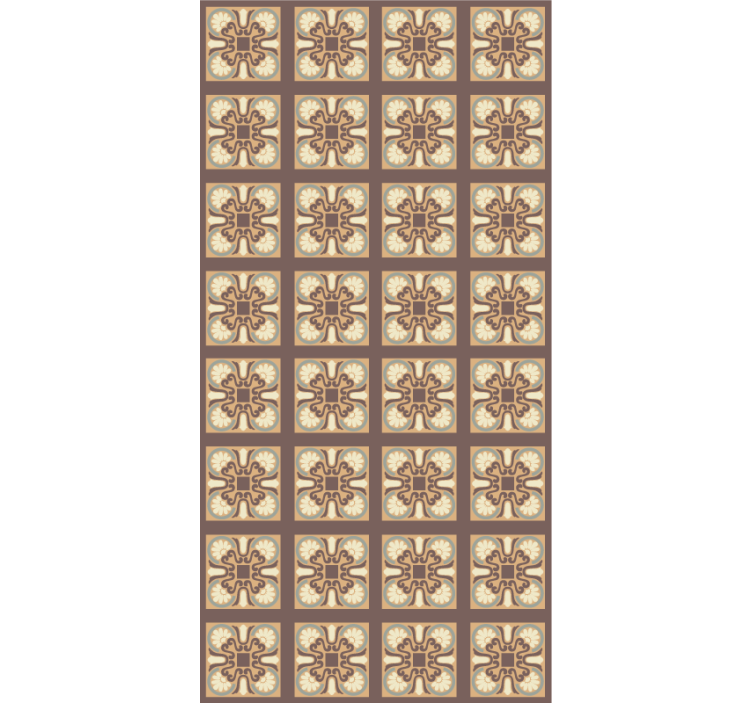 墙纸厨房瓷砖图案 - TenStickers