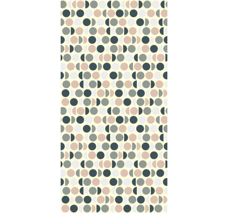 墙纸厨房优雅圆圈设计 - TenStickers