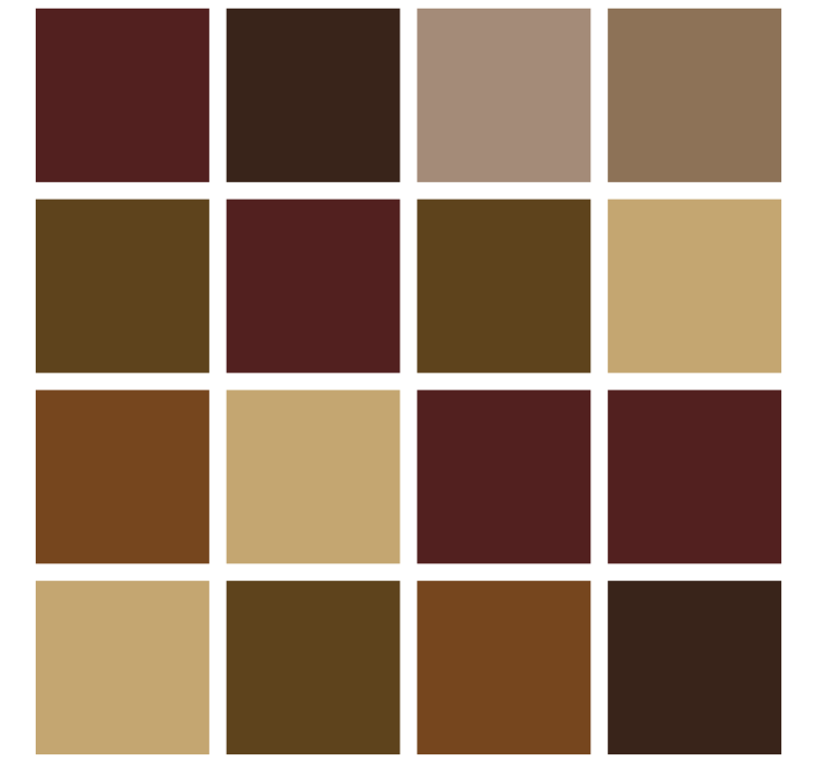 洁净墙纸温暖色块 - TenStickers