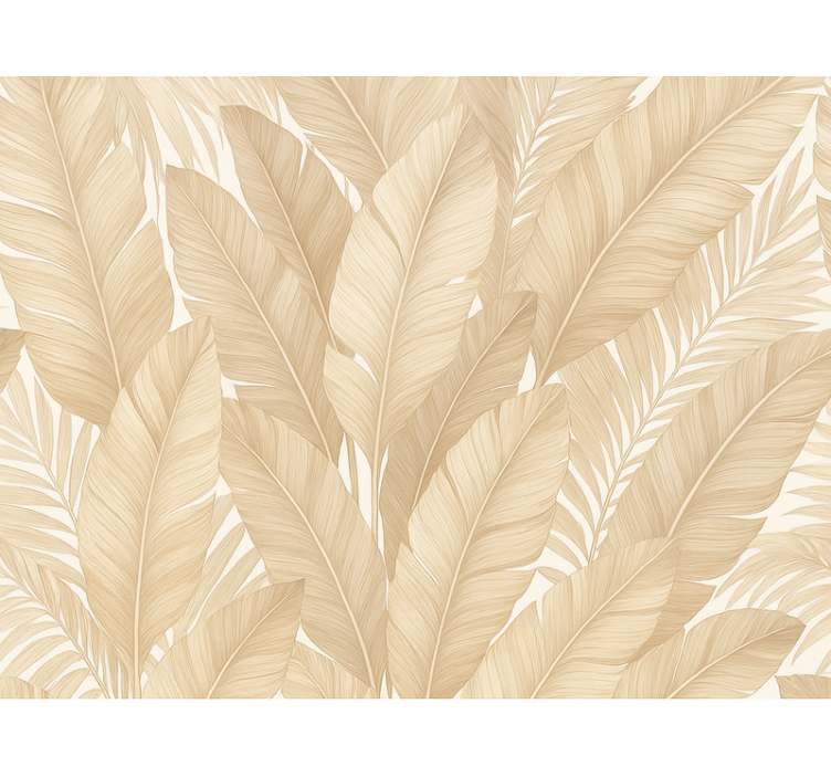 墙纸 主卧 柔和植物风格 - TenStickers