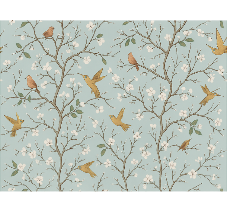 墙纸 主卧 优雅春天 - TenStickers