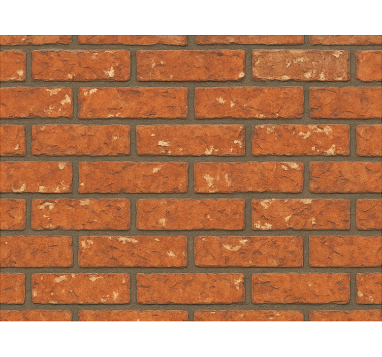 客厅墙纸城市砖纹理设计 - TenStickers