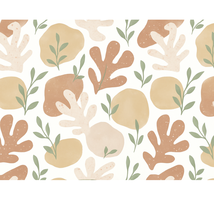 墙纸 抽象 地球形状抽象艺术 - TenStickers