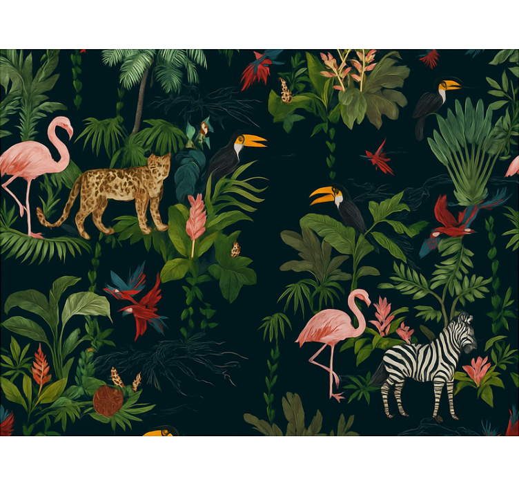 墙纸 主卧 深邃异域设计 - TenStickers