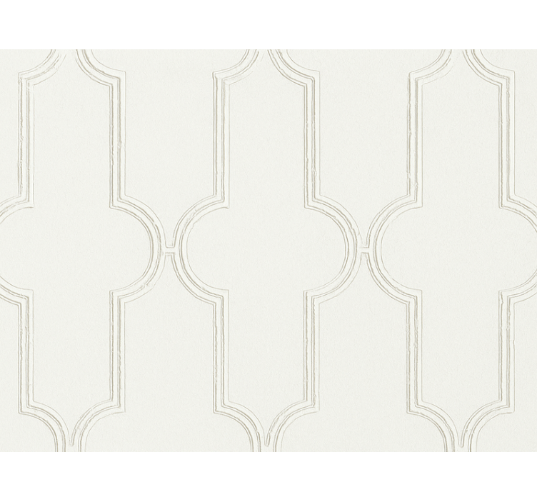 墙纸 主卧 白色面板 - TenStickers