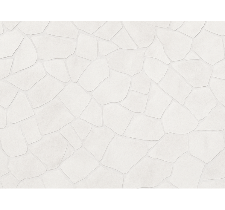 客厅墙纸白色石材洗涤墙 - TenStickers