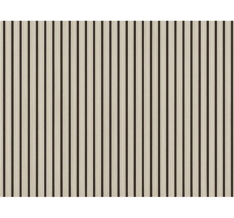 客厅墙纸米色与黑色木纹 - TenStickers