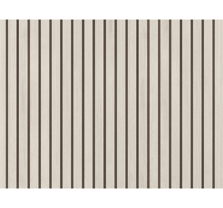 客厅墙纸浅灰色木纹设计 - TenStickers