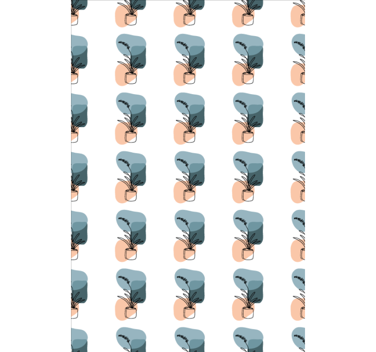 墙纸花卉简约兰花设计 - TenStickers