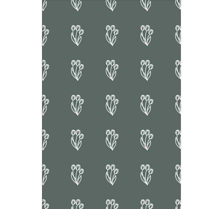 墙纸花卉可爱的郁金香设计系列 - TenStickers