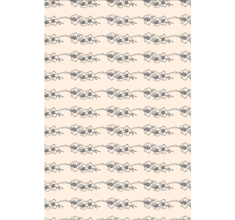 墙纸 花卉观赏 蘭花自然线条艺术 - TenStickers