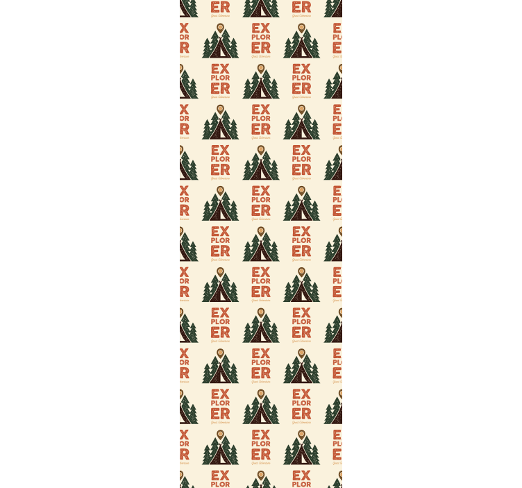 卧室墙纸装饰探索露营冒险 - TenStickers