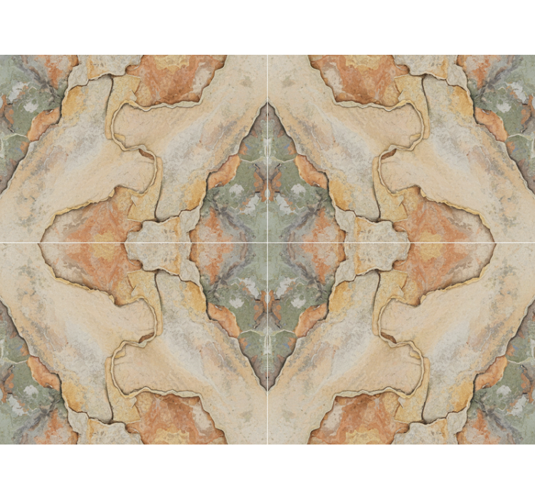 乡村墙纸 粗犷剥落灰泥 (b0782337sx) - TenStickers