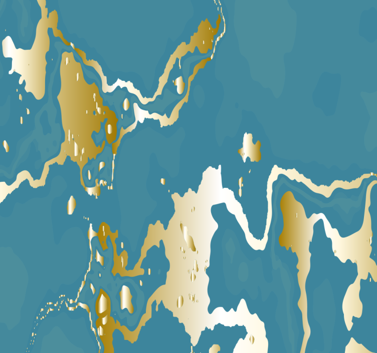 壁纸纹理呈现抽象波浪图案 - TenStickers