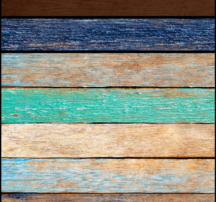 墙纸 木 质朴的木板设计 - TenStickers