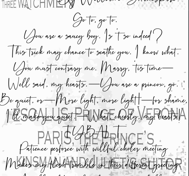 墙纸 刻字 卧室装饰 - TenStickers