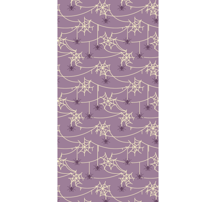墙纸 万圣节 蜘蛛网图案 - TenStickers