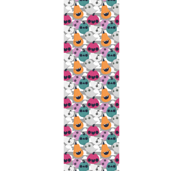 墙纸 万圣节 俏皮的南瓜图案 - TenStickers