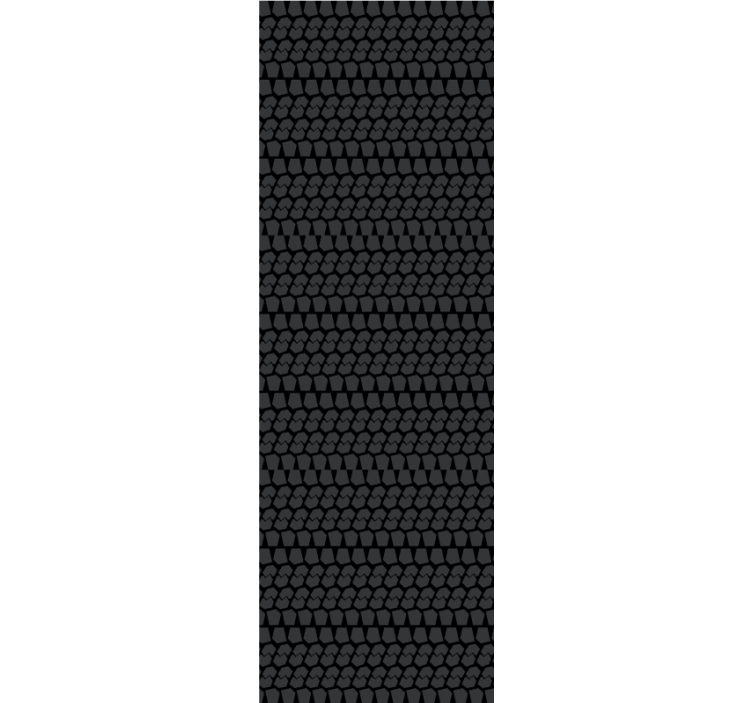 墙纸 主卧 几何鳞片图案 - TenStickers