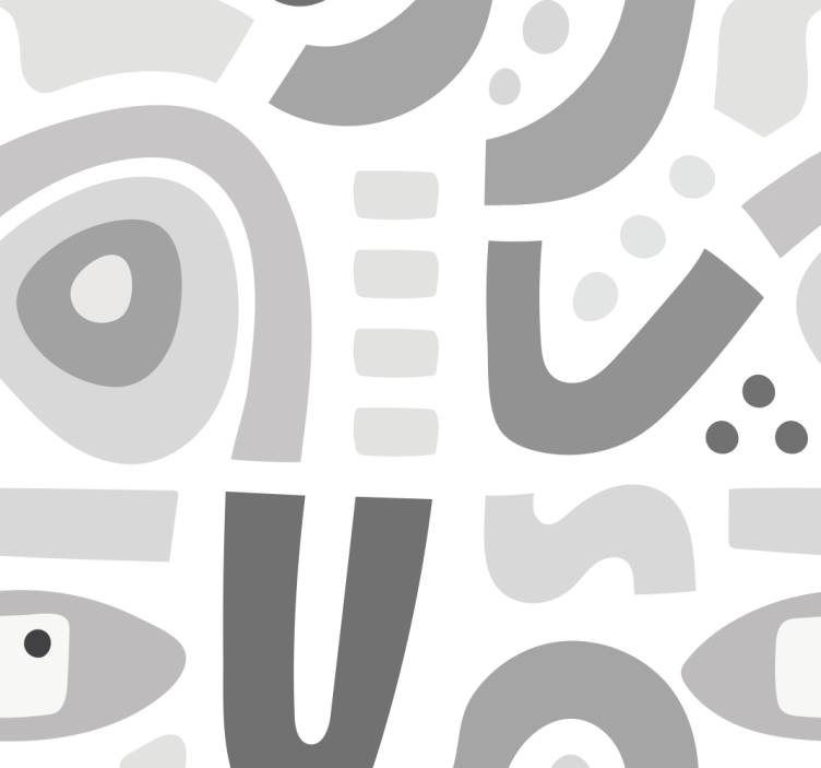 墙纸 几何 抽象几何形状 - TenStickers