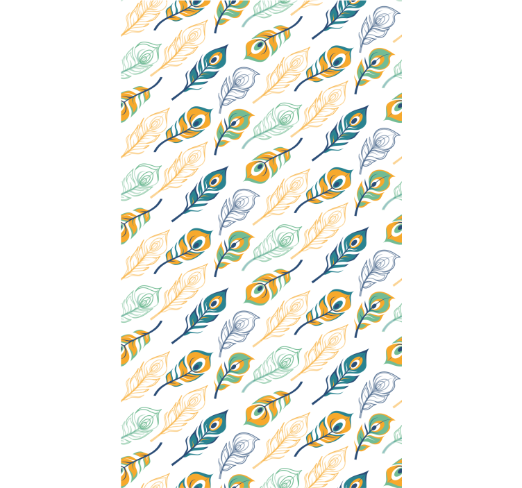 墙纸 艺术 羽毛般的优雅 - TenStickers