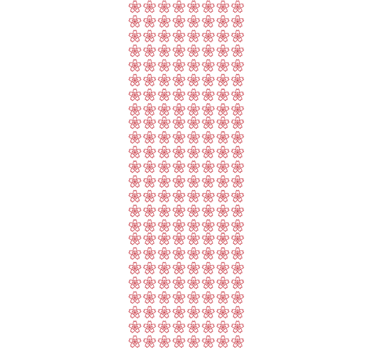 墙纸 花卉观赏 花的对称性 - TenStickers