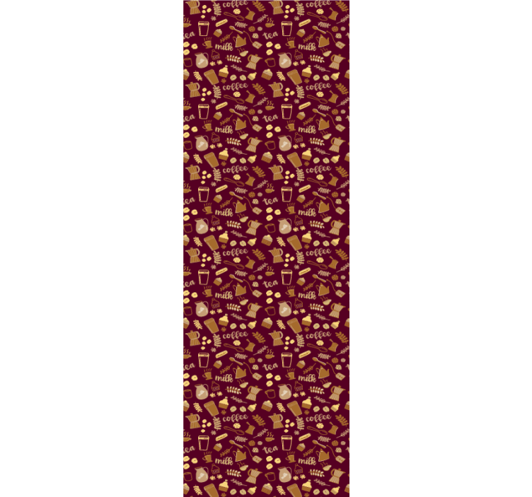 墙纸厨房 饮料图案 - TenStickers